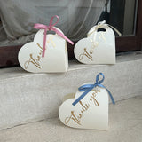 Load image into Gallery viewer, 10pcs Heart-shaped Thank You Gift Box with Ribbon