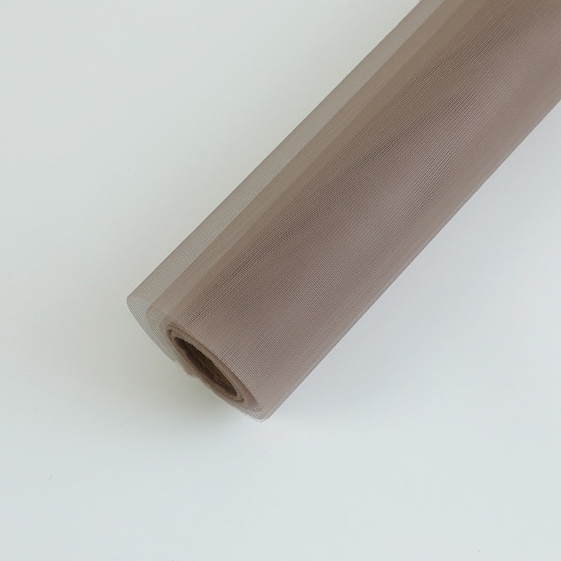 Frosted Mesh Fabric Tulle Roll for Bouquet Gift Packaging