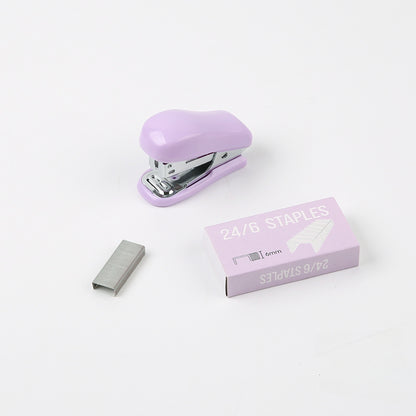 Macaron Color Stapler Tape Dispenser Hole Puncher