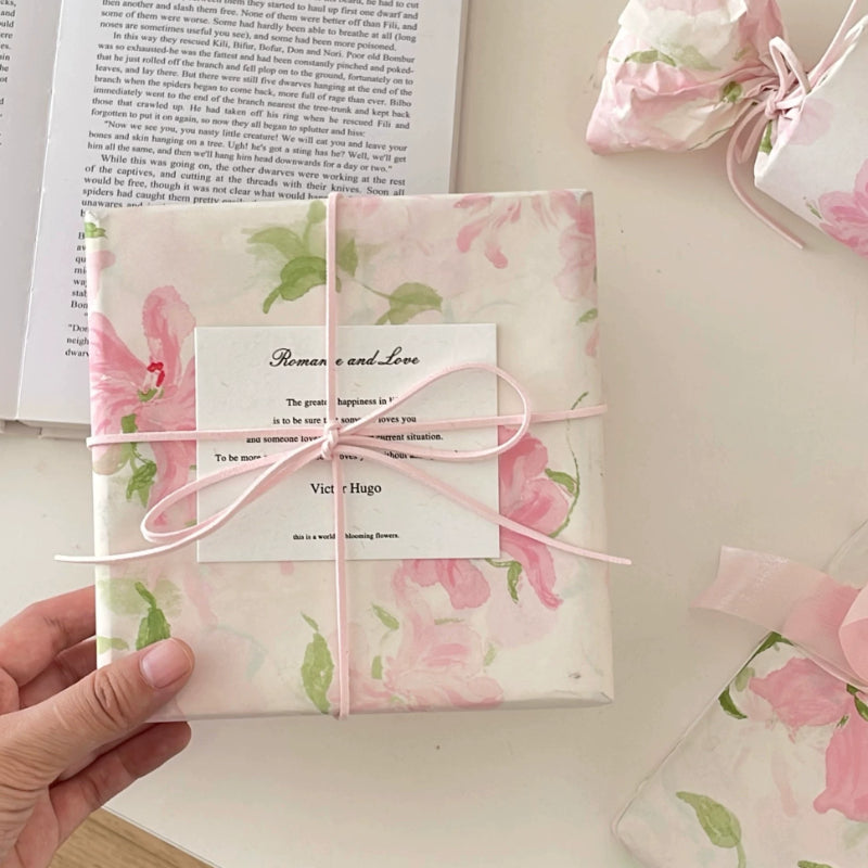 Watercolor Floral Printed Tissue Paper Pack 50