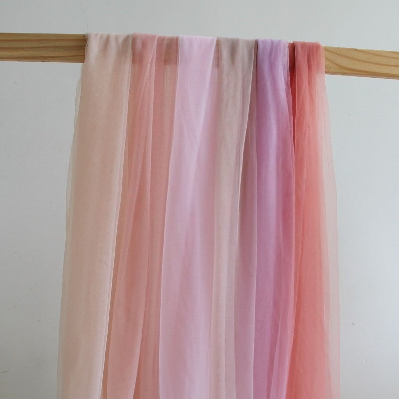 Pink Tulle Draping Fabric for Weddings Events
