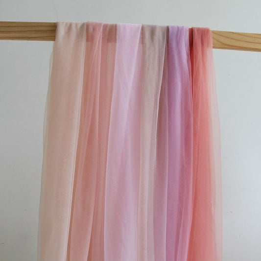 Pink Tulle Draping Fabric for Weddings Events