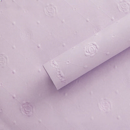 20pcs Embossed Rose Kapok Paper (52x52cm)