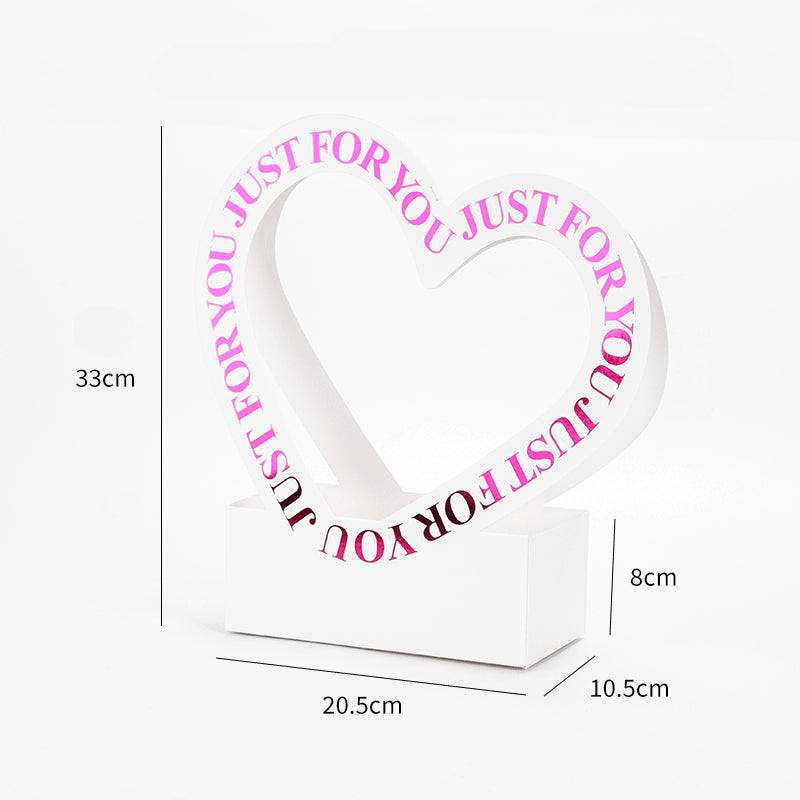 6pcs Heart-shaped Flower Box for Mother's Day