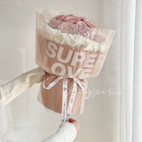 Load image into Gallery viewer, Super Love Cellophane Wrap for Bouquets Pack 20 (58x58cm)