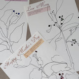 Load image into Gallery viewer, 10pcs Vintage Botanical Mother’s Day Floral Paper (32x48cm)