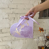 Load image into Gallery viewer, 10pcs Heart-shaped Thank You Gift Box with Ribbon