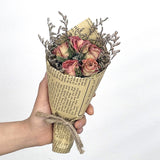 Load image into Gallery viewer, Vintage Style Mini Dried Rose Bouquet