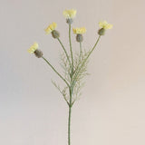 Load image into Gallery viewer, 5-Head Flocked Artificial Thistle Spray (58cm)