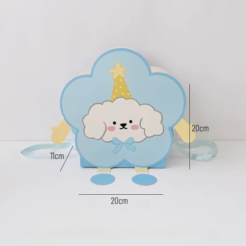 10pcs Adorable Cartoon DIY Snack Gift Box