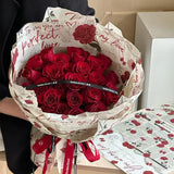 Load image into Gallery viewer, 20pcs Rose Love Letter Bouquet Wrap Paper (50x35cm)