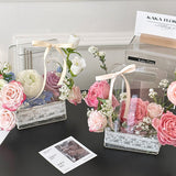 Load image into Gallery viewer, Small Transparent Acrylic Flower Arrangement Box