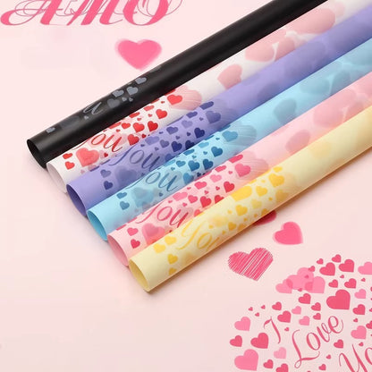 20pcs Love Declaration Cellophane Wrap (57x57cm)