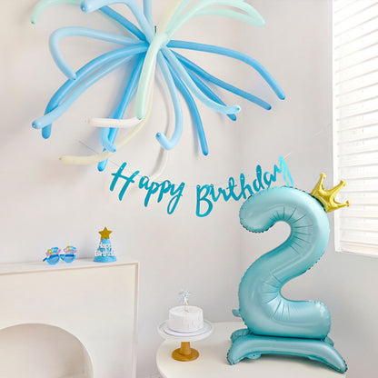 Colorful Firework Skinny Long Balloons Kit