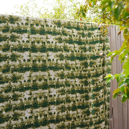 Green Gradient Tie-Dye Backdrop Draping Fabric