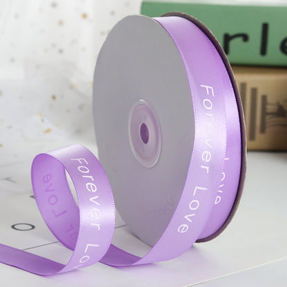 Valentine's Day Forever Love Satin Ribbon (20mmx49Yd)