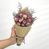 Load image into Gallery viewer, Vintage Style Mini Dried Rose Bouquet