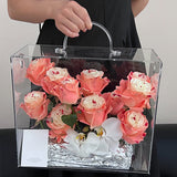 Load image into Gallery viewer, Suitcase Transparent Acrylic Flower Box