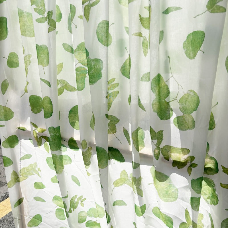 Fresh Botanical Floral Pure Cotton Backdrop Fabric