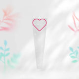 Load image into Gallery viewer, 50pcs LOVE Heart Clear Single Rose Sleeves