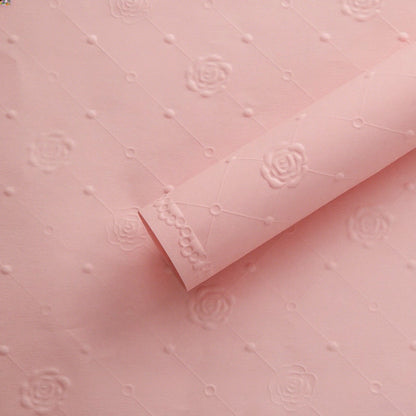 20pcs Embossed Rose Kapok Paper (52x52cm)