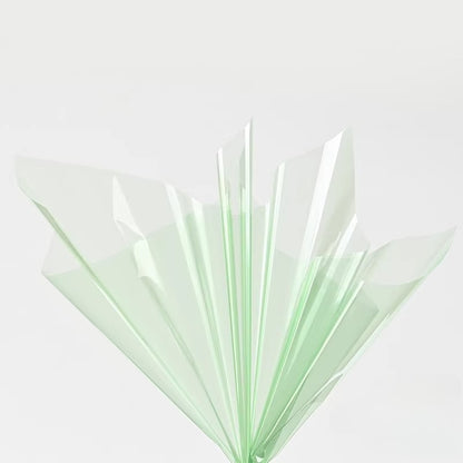 20pcs Colored Clear Cellophane Wrap Sheet (58x58cm)