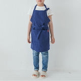 Load image into Gallery viewer, Linen Apron with Pockets for Children