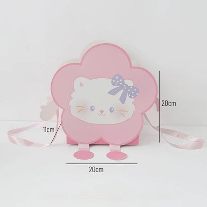 10pcs Adorable Cartoon DIY Snack Gift Box