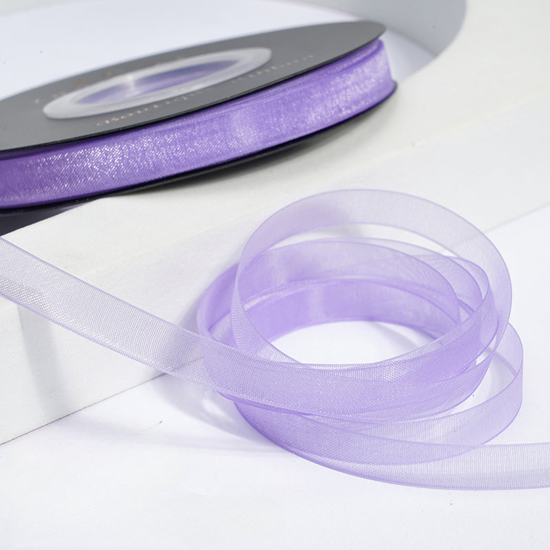 Solid Color Sheer Organza Ribbon (10mmx50Yd)