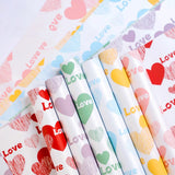 Load image into Gallery viewer, 20pcs Valentine&#39;s Day Heart Print Wrap Paper (58x58cm)