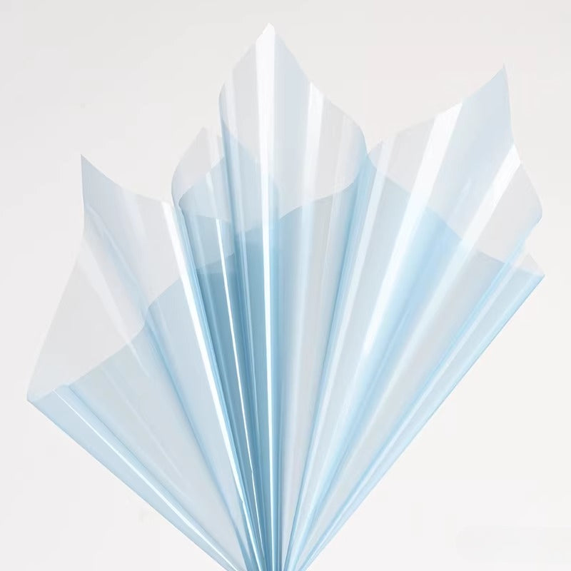 20pcs Colored Clear Cellophane Wrap Sheet (58x58cm)