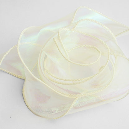 Iridescent Organza Sheer Ribbon (4cmx10Yd)