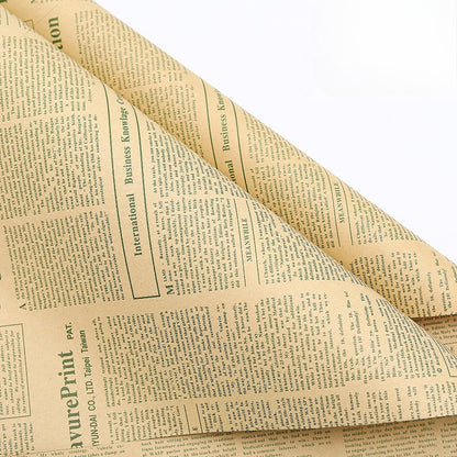 Vintage Newspaper Bouquet Paper Pack 40 (20" x 28")