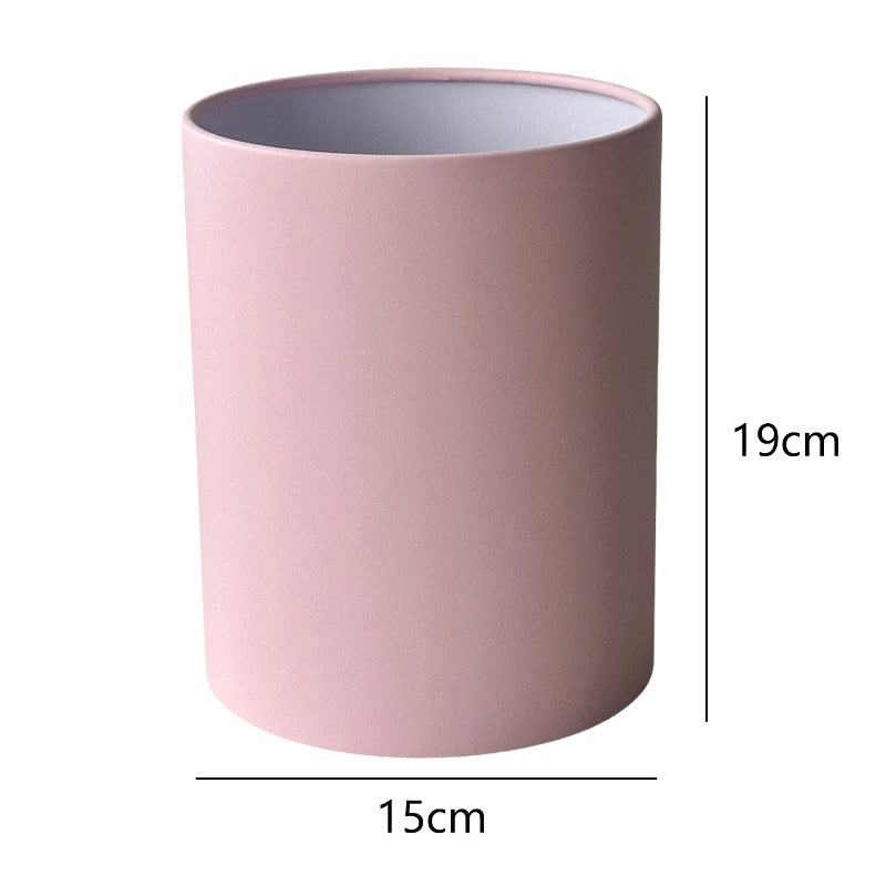 Minimalist Solid Color Round Flower Gift Box