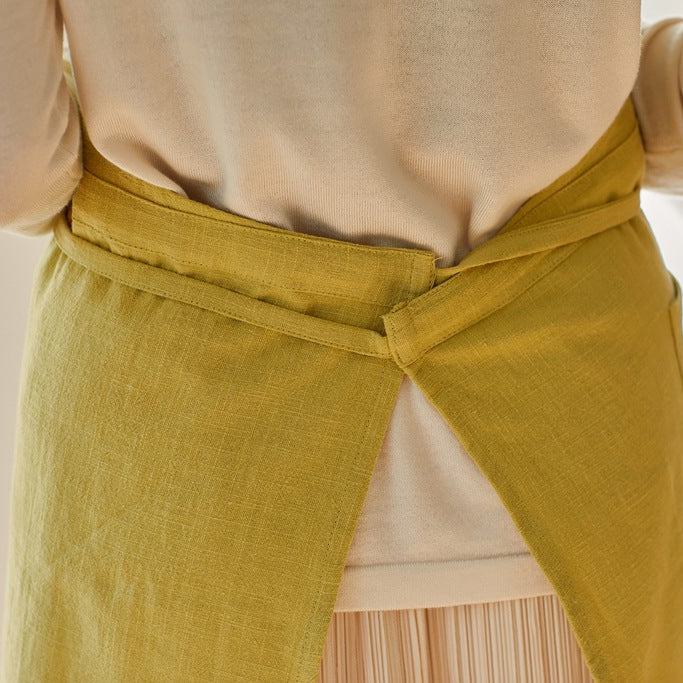 Breathable Linen Florist Apron with Pockets