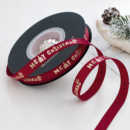 24 Yards Christmas Satin Ribbon for Crafts