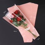 Load image into Gallery viewer, Clear-front Paper Bouquet Sleeves Pack 100