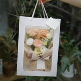 Load image into Gallery viewer, 10pcs Floral Gift Bags with Transparent Windows