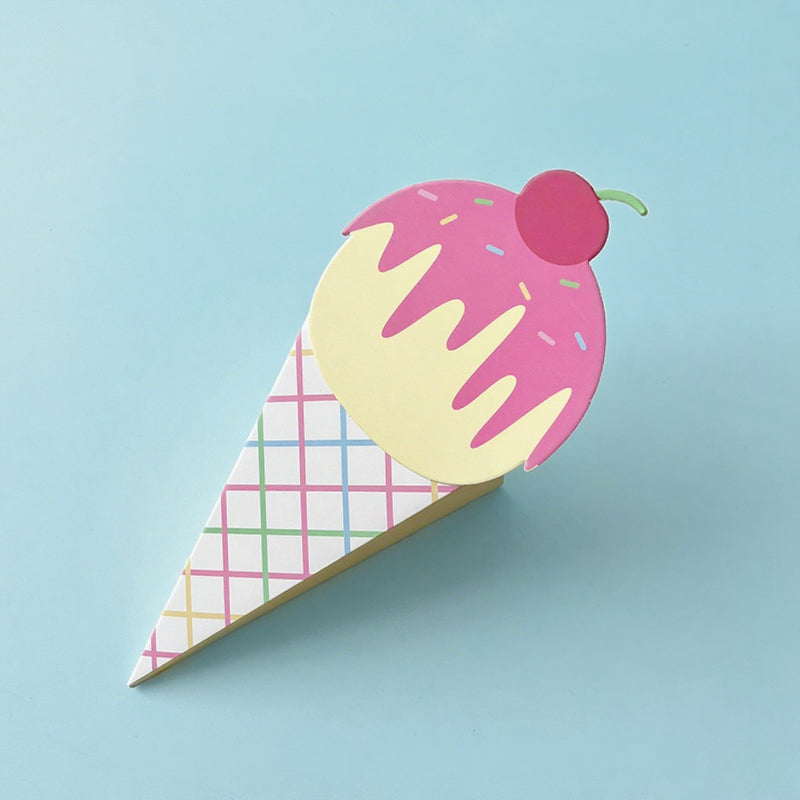 Coffret cadeau à fleurs en forme de glace (12 pièces)