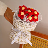 Load image into Gallery viewer, Yarn Crochet Flower Bouquet Gift