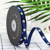 Load image into Gallery viewer, Daisy Printed Silk Ribbon (1cmx45Yd)
