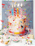 Load image into Gallery viewer, Birthday Cake Backdrop for Birthday Party (150x120cm)