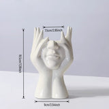 Load image into Gallery viewer, Modern Abstract Face Ceramic Vase