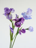 Load image into Gallery viewer, 3-Head Artificial Iris Flower Spray 79cmH