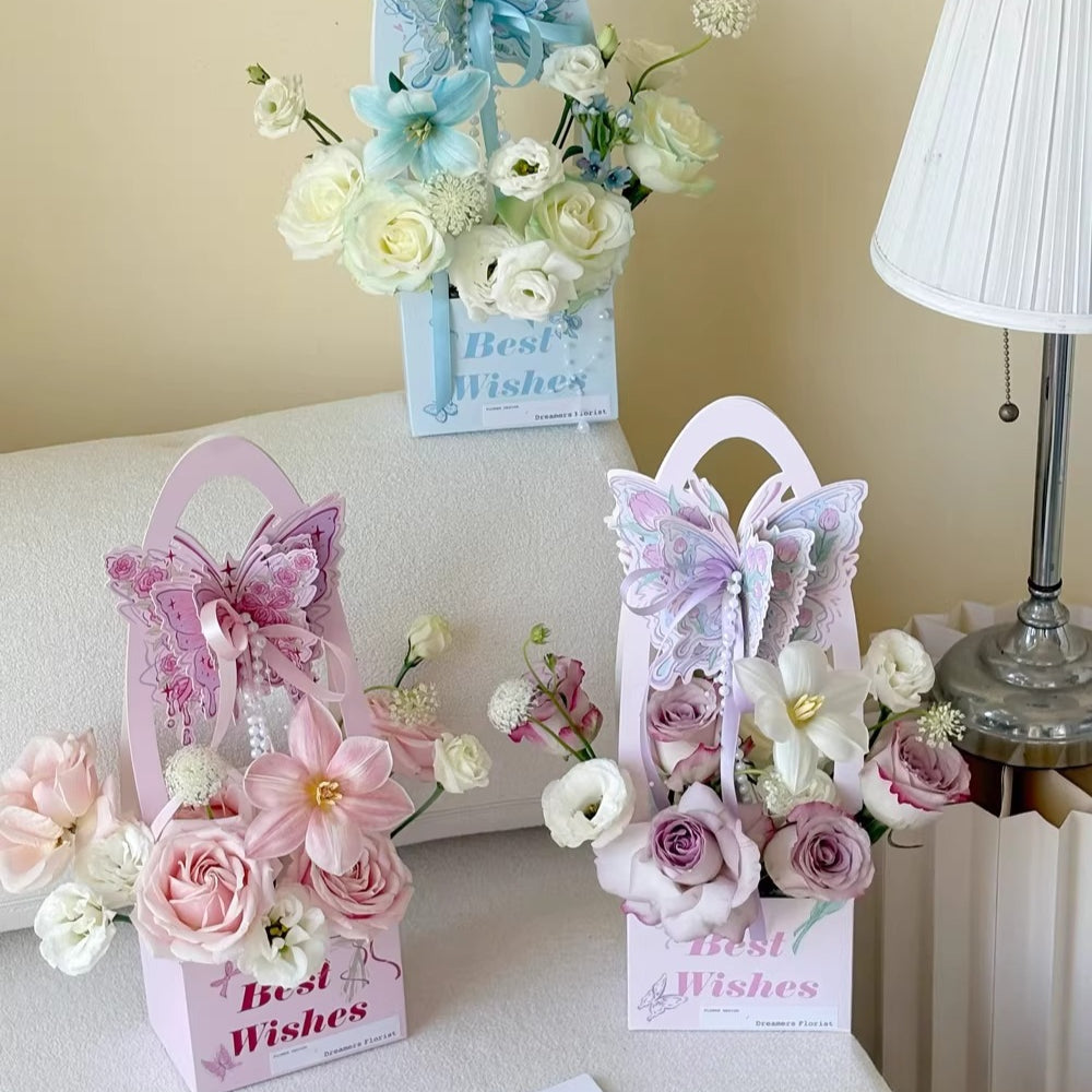 10pcs Butterfly Floral Arrangement Box