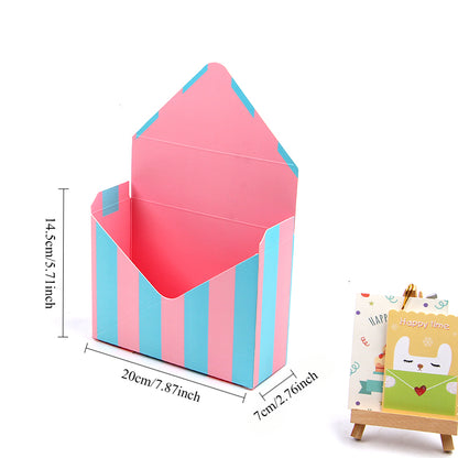10pcs Envelope-Shaped Floral Bouquet Gift Box