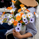Load image into Gallery viewer, 21" Faux Silk Cosmos Flower Bouquet