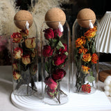 Load image into Gallery viewer, Real Dried Roses Wishing Bottle