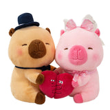 Load image into Gallery viewer, Bride &amp; Groom Capybara Couple Plush