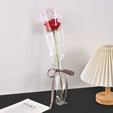 Load image into Gallery viewer, 50pcs Floral Print Clear Single Flower Sleeves Bags